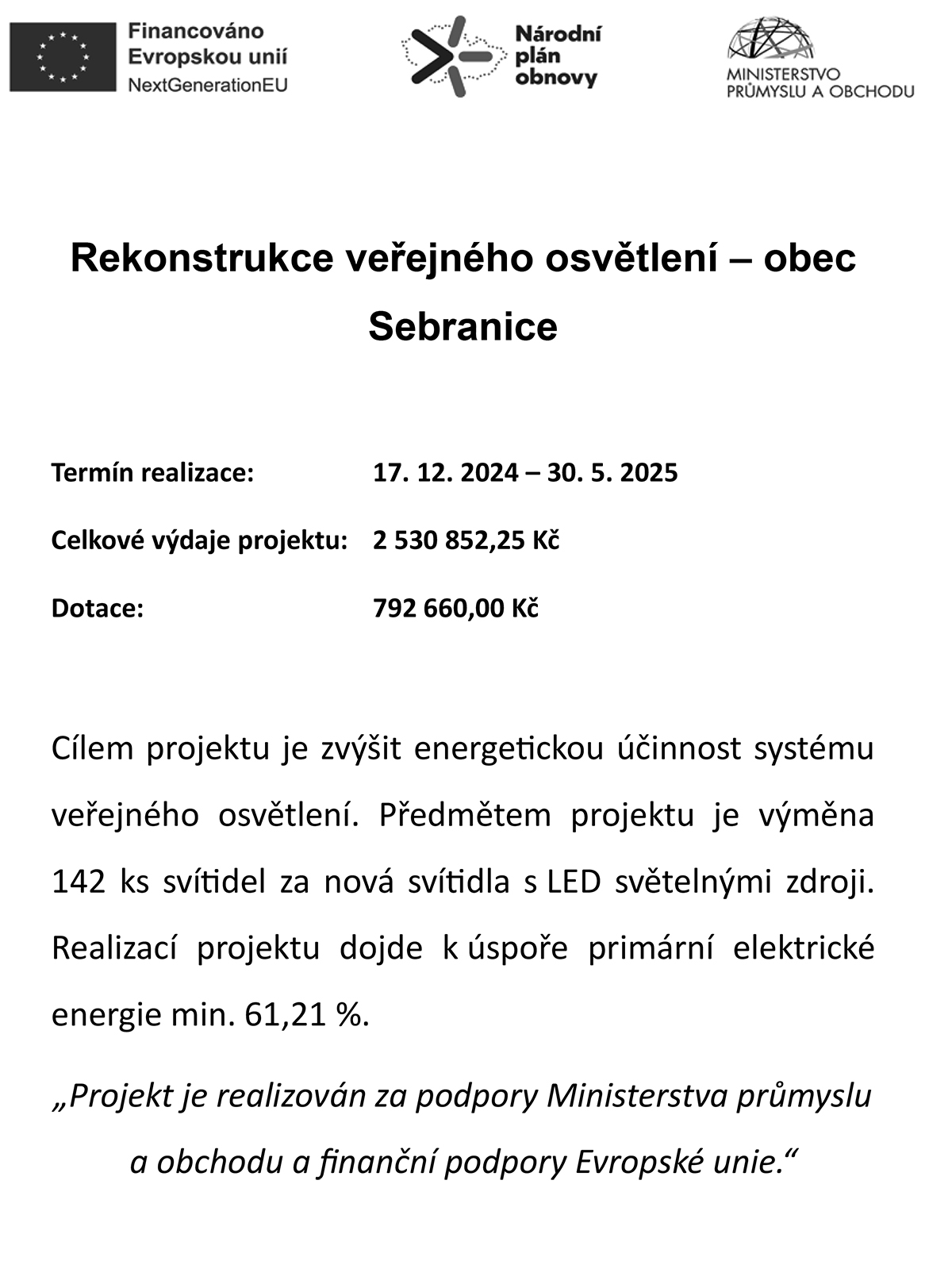 a3 publicita Sebranice